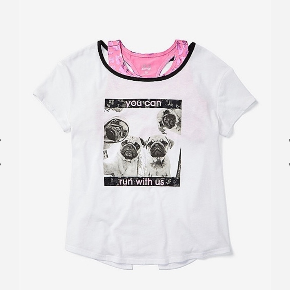 Justice Sport-Mesh Tee B6